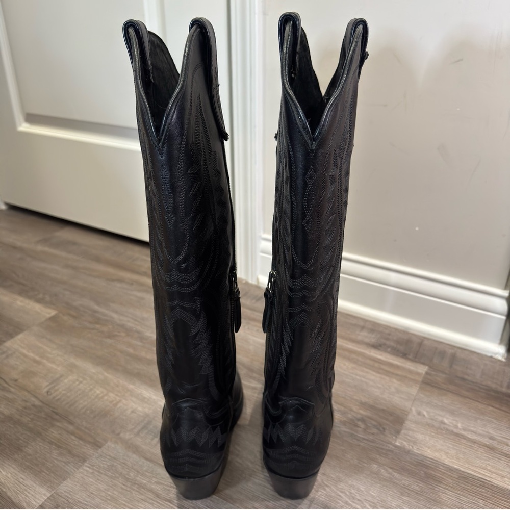 Ariat Casanova X Toe Western Cowboy Boots in Obsidian Black - Picture 10 of 13